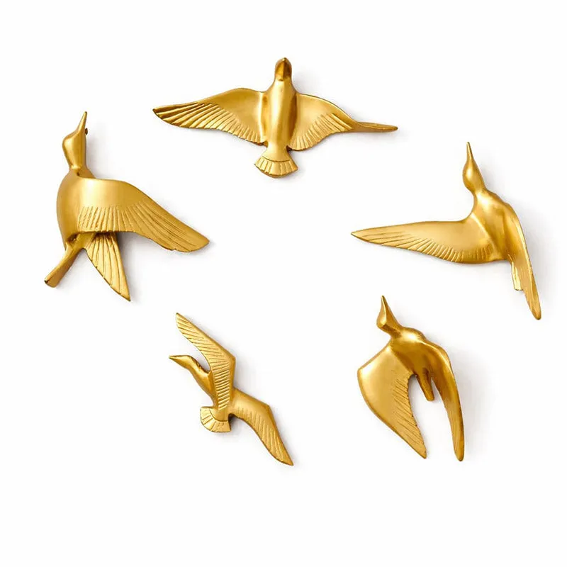 Bird Flight Fancy Wall Accent - Set Of Five media 4