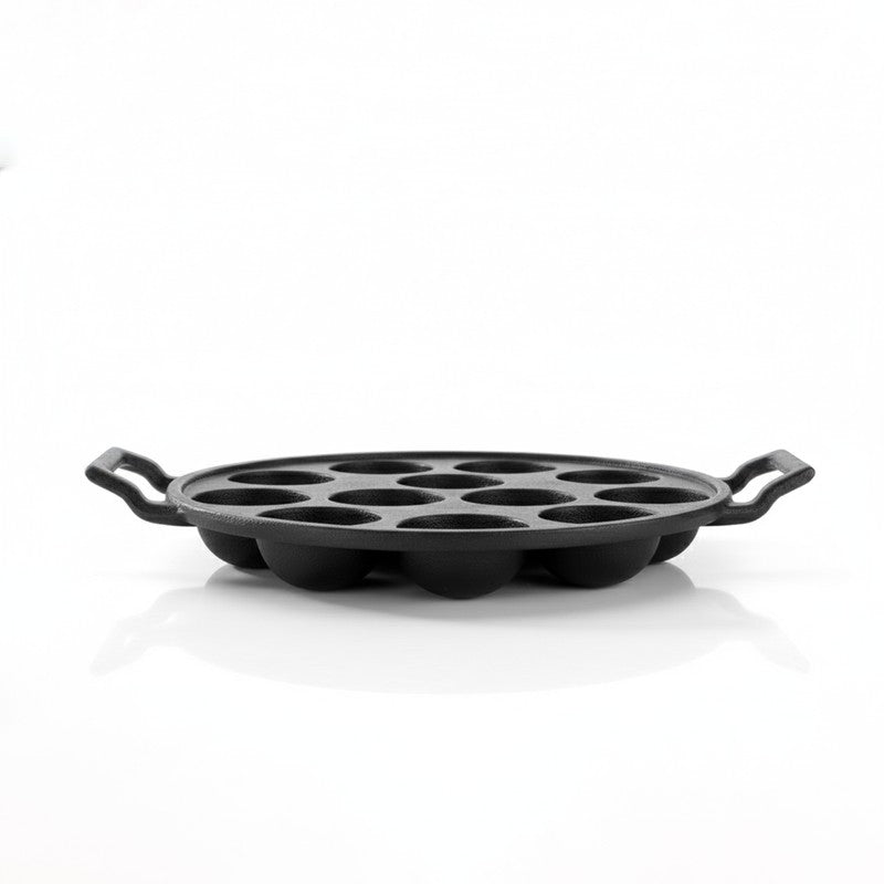 Twinhold Round Cast Iron Paniyaram Pan media 4