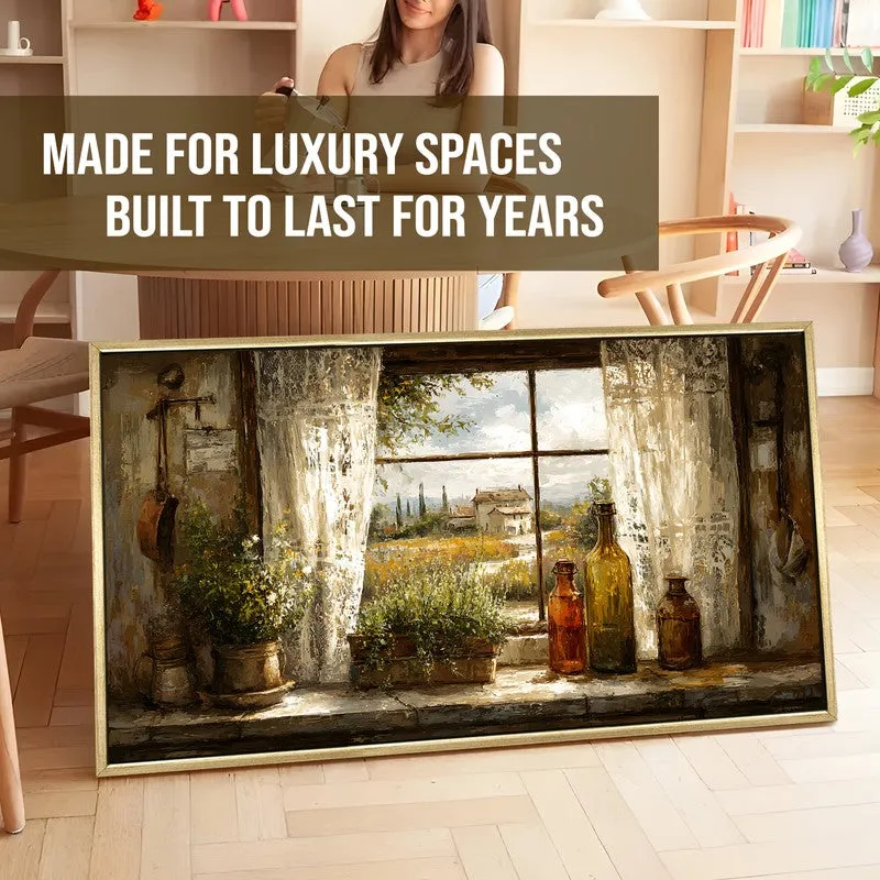 Serene Cottage Outlook Glow Wall Art media 5