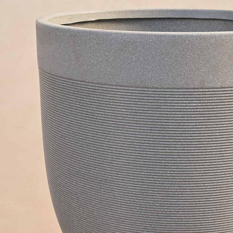 Ugaoo Orbridge Plastic Planter - Grey media 3