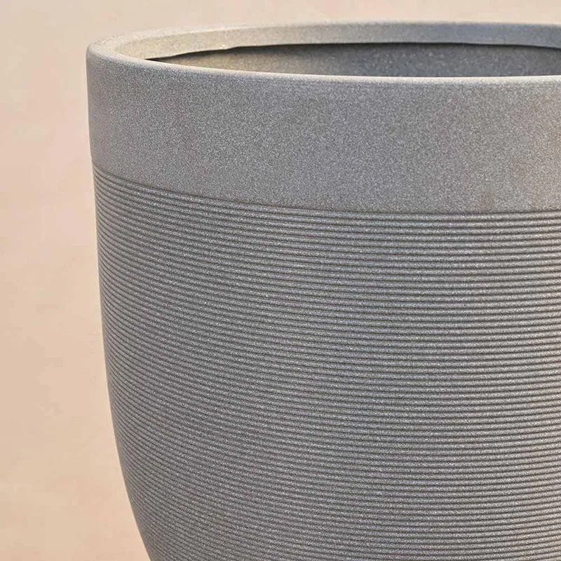 Ugaoo Orbridge Plastic Planter - Grey media 3