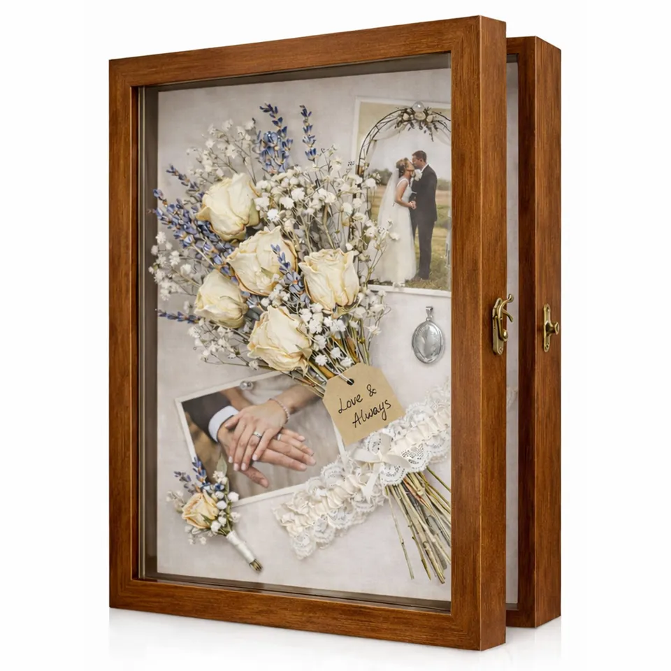 WoodEdge MDF Shadow Box - Brown media 1