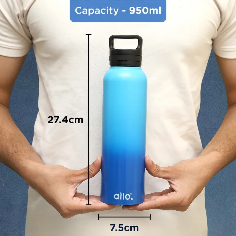 Aqua Stainless Steel Water Bottle - 950 mL media 9