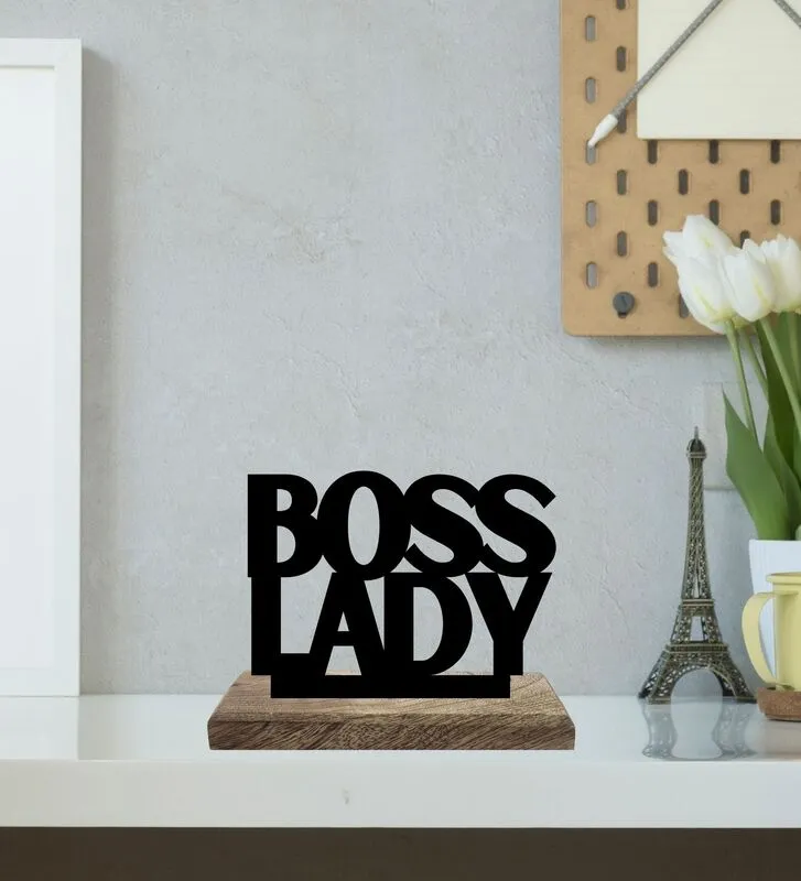 Leading Ladies Syndicate Typography Showpiece - Set Of Two media 3