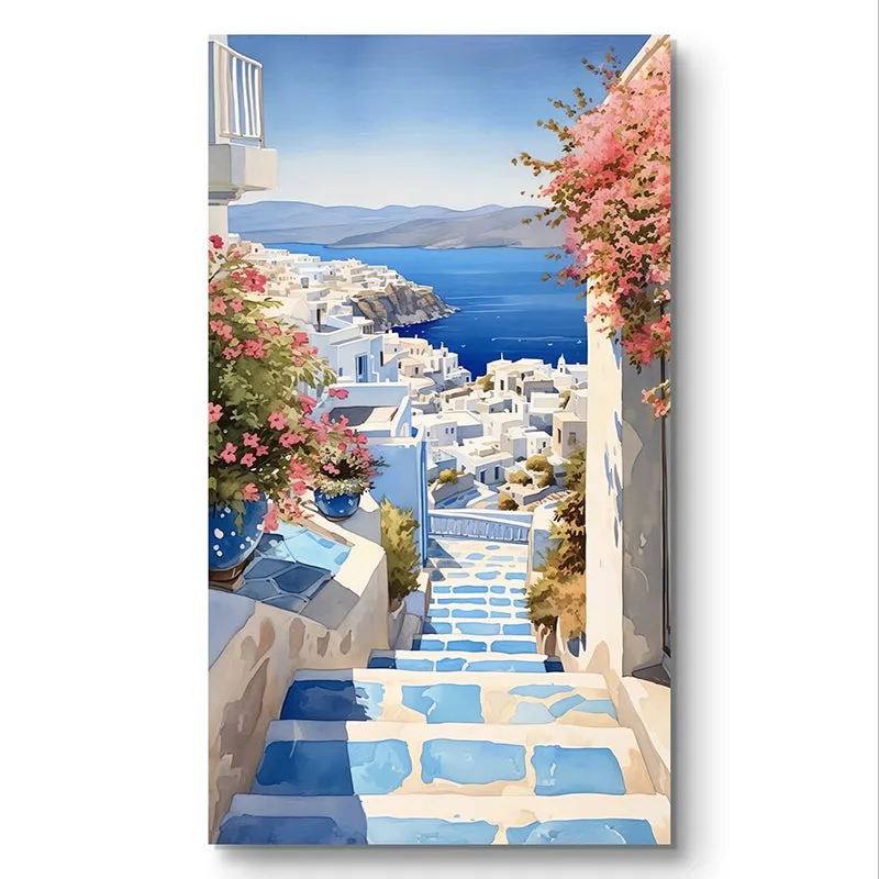 Azure Steps Wall Painting media 3