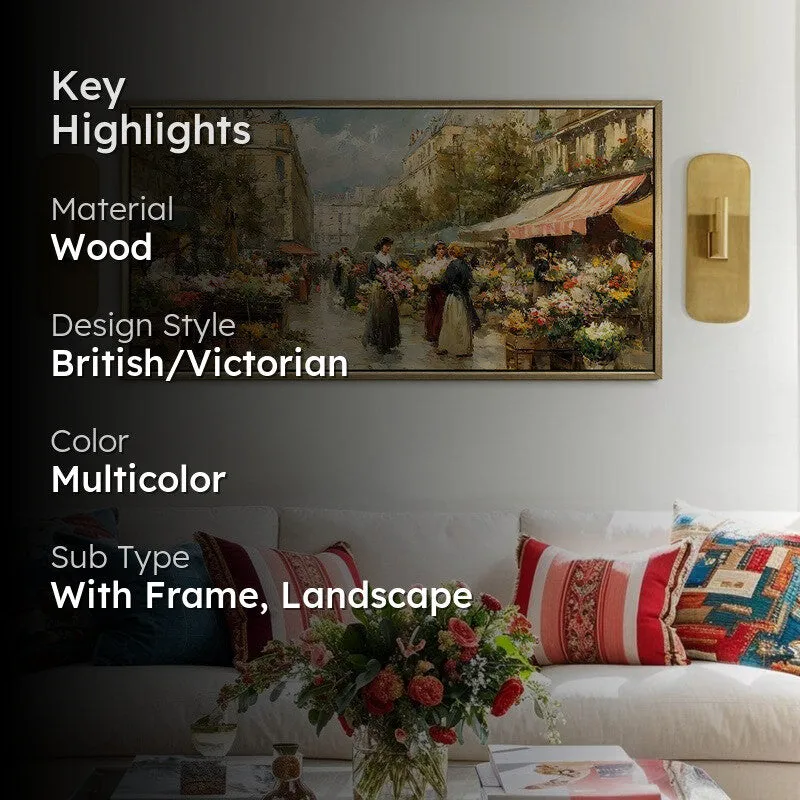 Antique European Market Journey Wall Art media 2