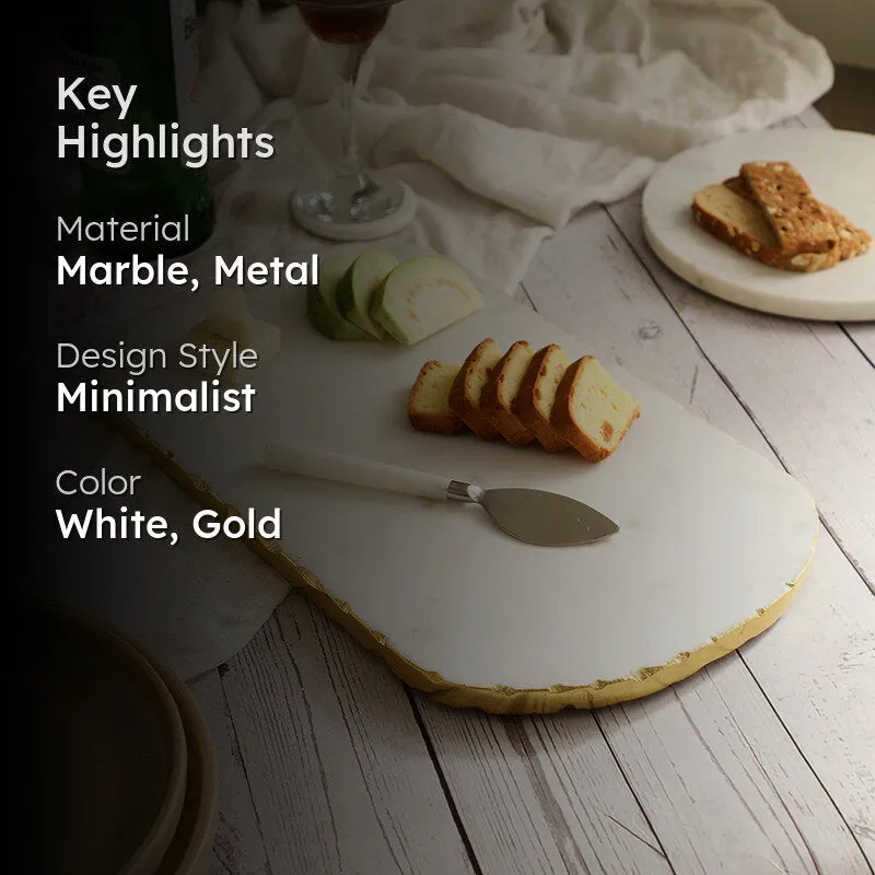 Cortile Marble Platter - Two Piece Set media 2