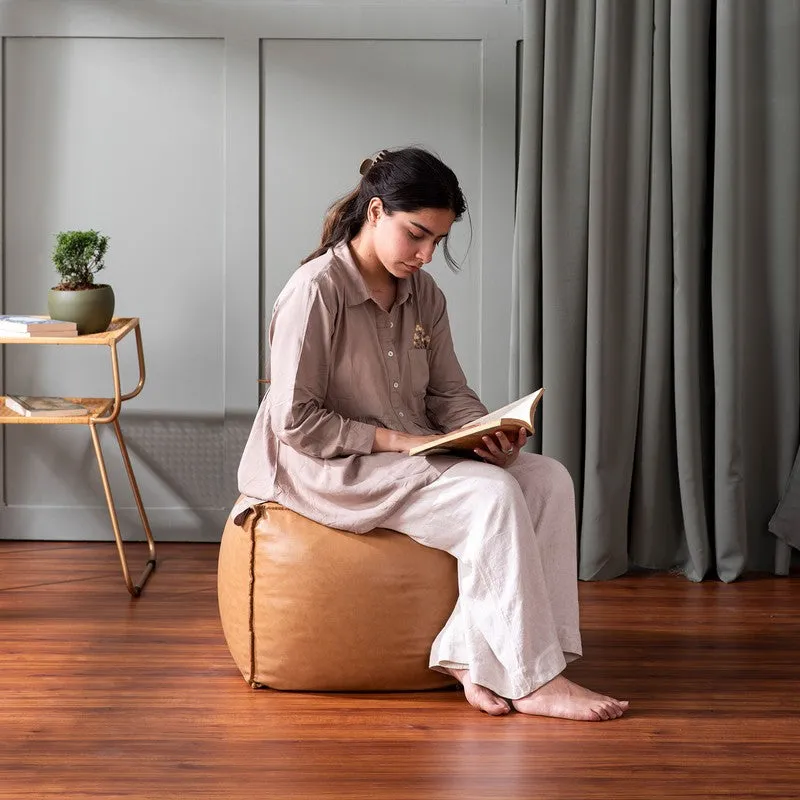 Material Focus Pouffe (Brown) - Set Of Two media 8
