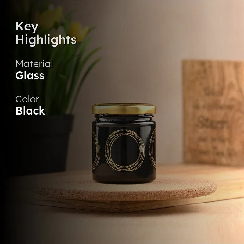 Seal Noir Airtight Glass Jar (Black) - 100 mL media 2