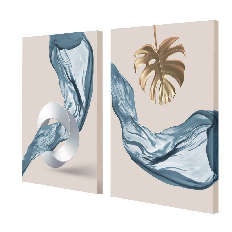 Maddox Cotton Canvas Wall Art - Set Of Two media 4