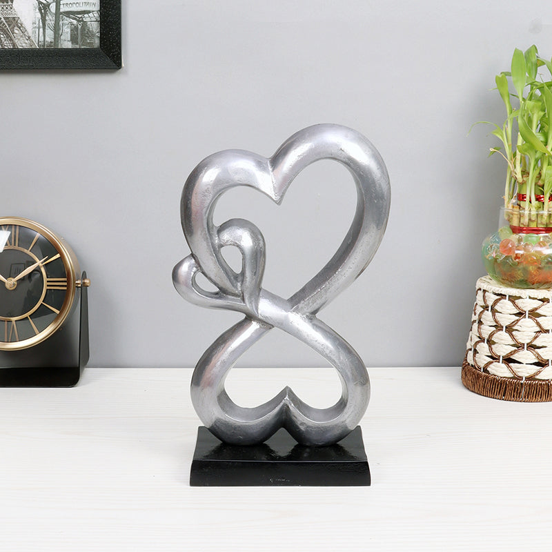 Heart Of Home Showpiece (Black & Blue) - Small