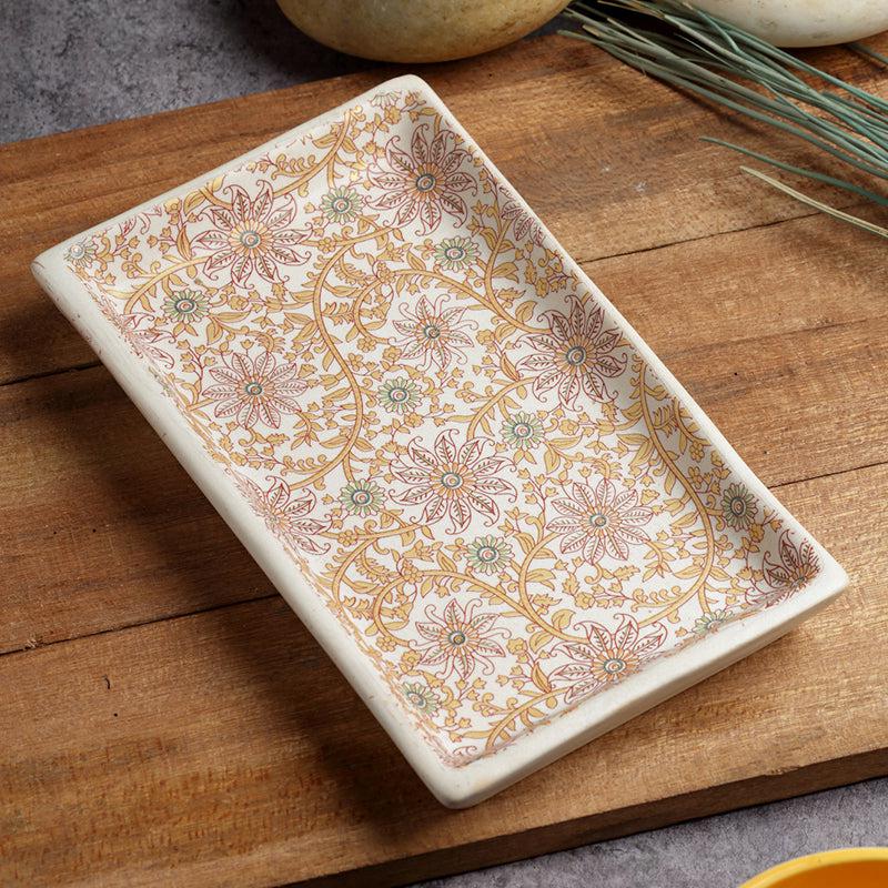 Manjora Floral Stoneware Platter - Set of Two media 3