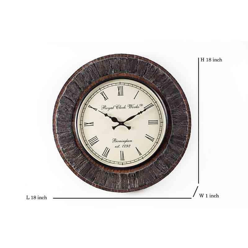 Earthy Rhythm Wooden Wall Clock media 6
