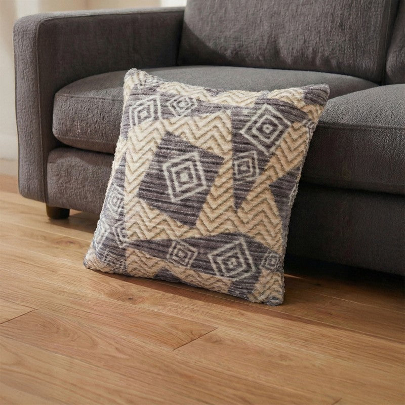 SquareDrift Cushion Cover - Beige