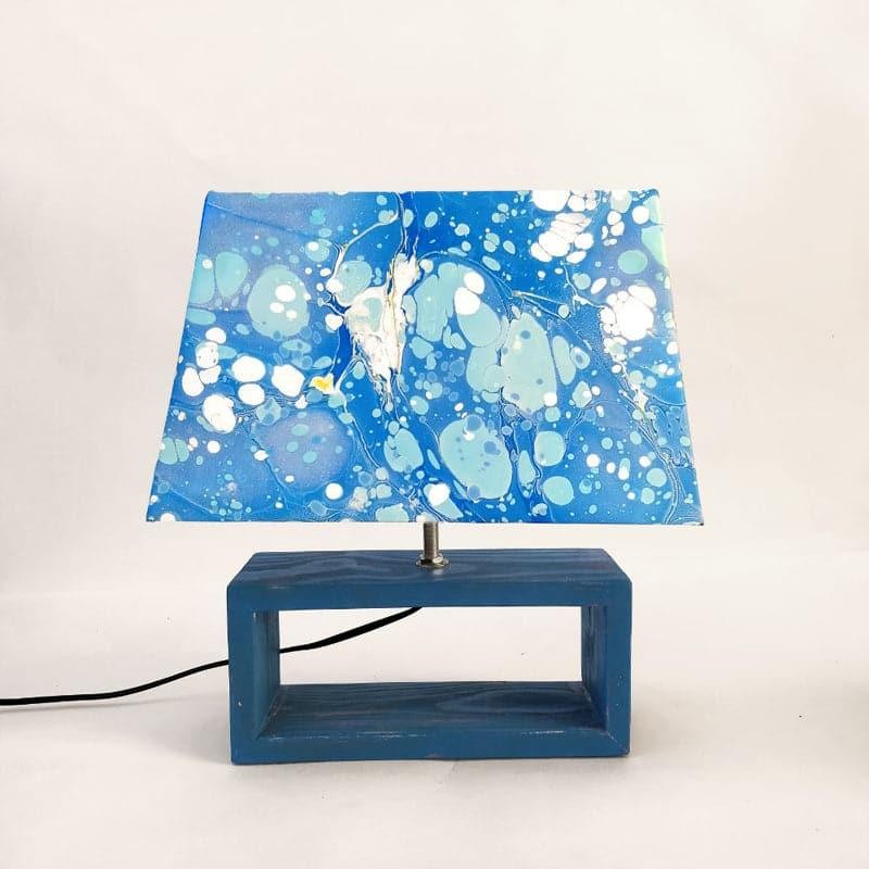 Marbling Sparkle Handpainted Fabric Table Lamp media 6