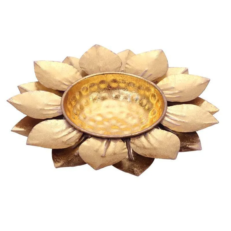 Petals Urli Décor Accessory- Gold media 4