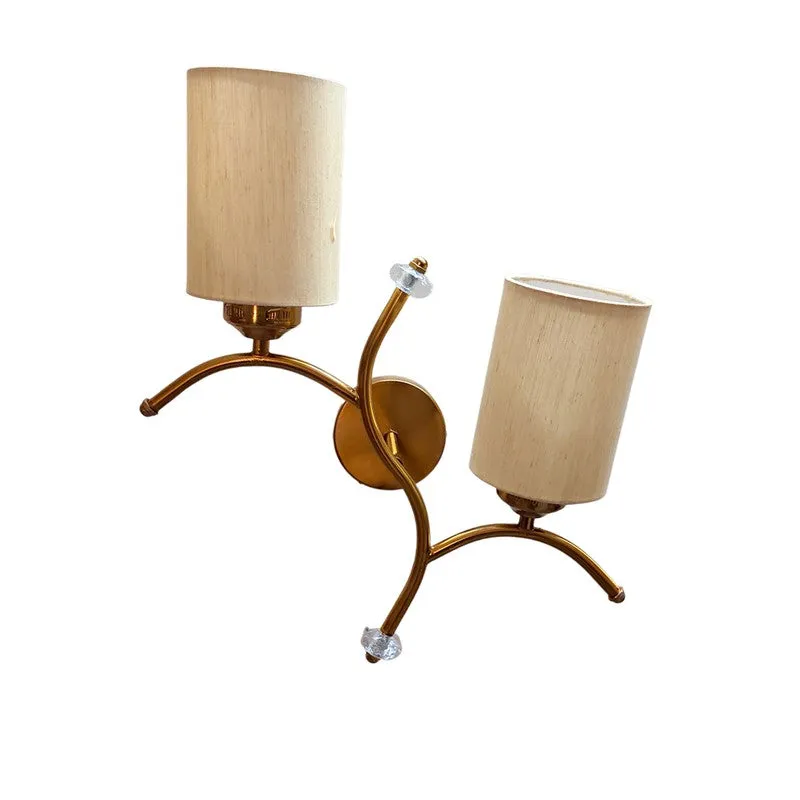 LumiBranch Dual Cotton Wall Lamp - Beige media 4