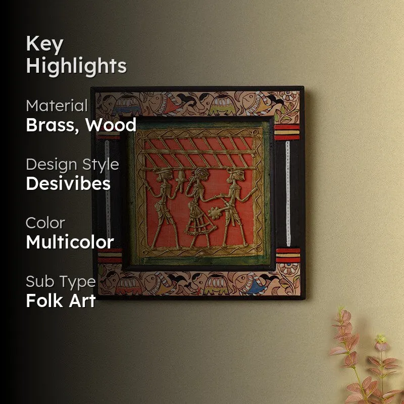 Kaipo Brass & Wood Wall Accent media 2