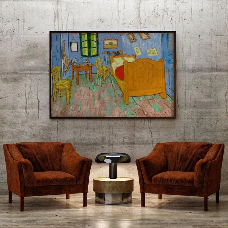 Bedroom In Arles By Vincent Van Gogh - Black Frame media 4
