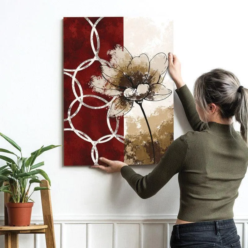Bloom Loop Canvas Wall Painting media 4