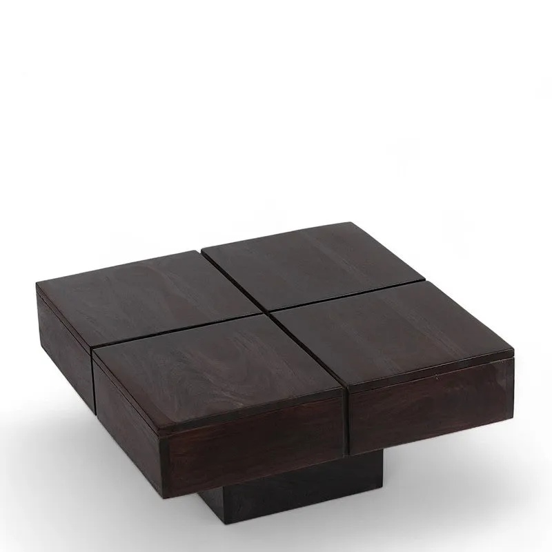 Tervo Sheesham Wooden Center Table - Taupe media 6