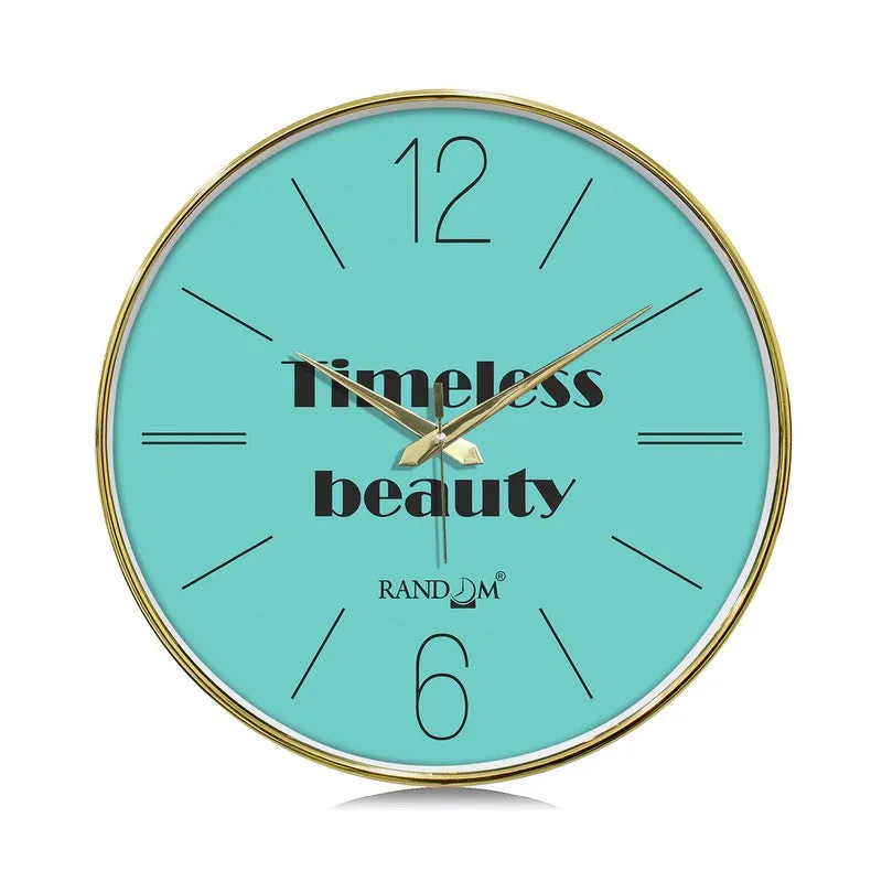 Timeless Beauty Round Analog Wall Clock - Blue media 3