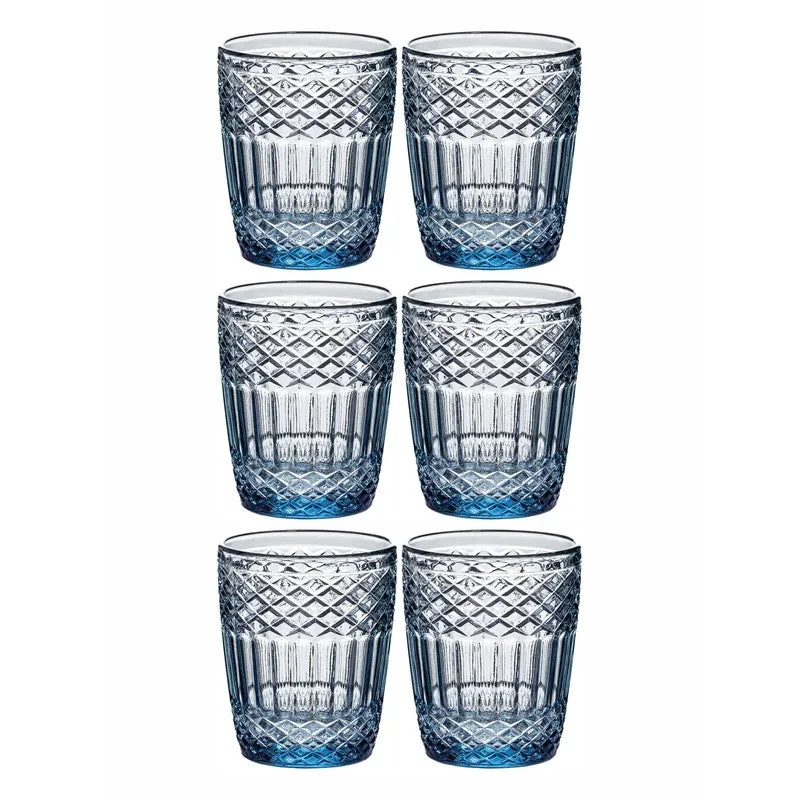 Urban Glass Drinking Glasses (300 mL Each) - Set Of Six media 4