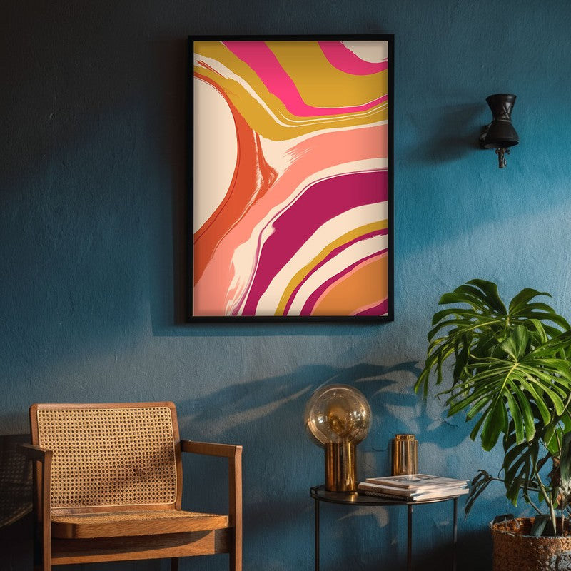 Sunshine Serenade Archival Canvas Wall Art - Black Frame media 5