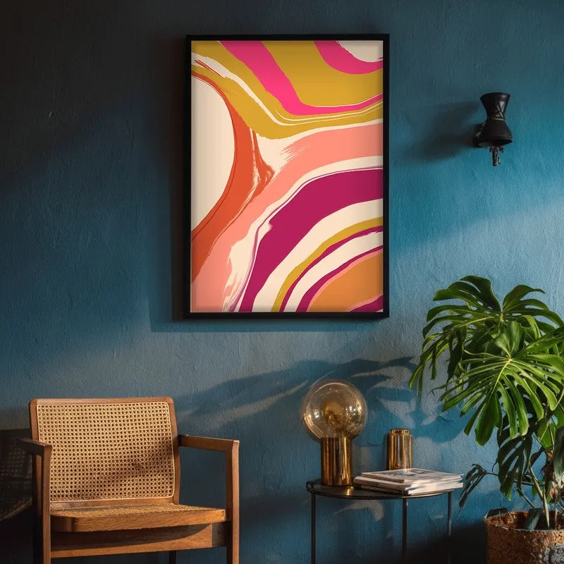 Sunshine Serenade Archival Canvas Wall Art - Black Frame media 5