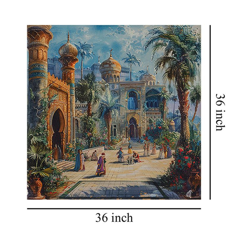 Palace Courtyard Poly Canvas Wall Painting media 8
