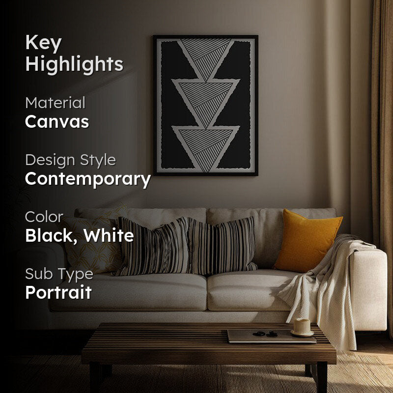 Tranquil Prism Archival Canvas Wall Art - Black Frame media 2