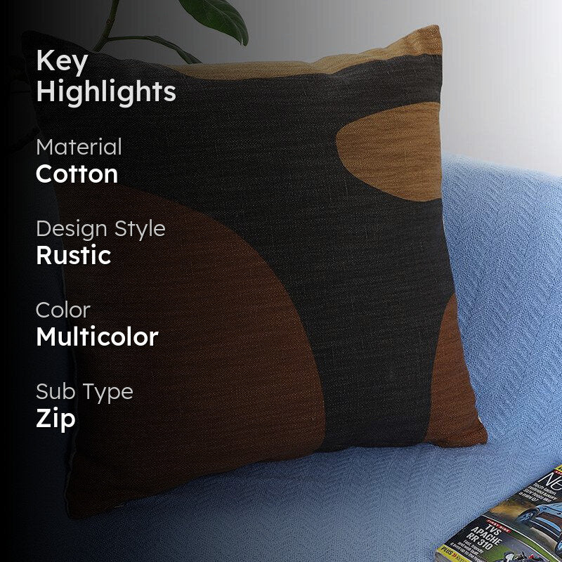 Eir Printed Cotton Cushion Cover media 2