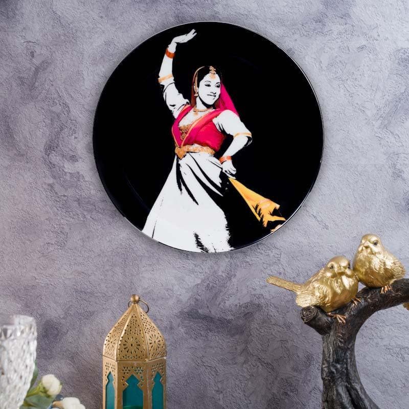 Kathak Dance Of India Inspired Decorative Plate media 4