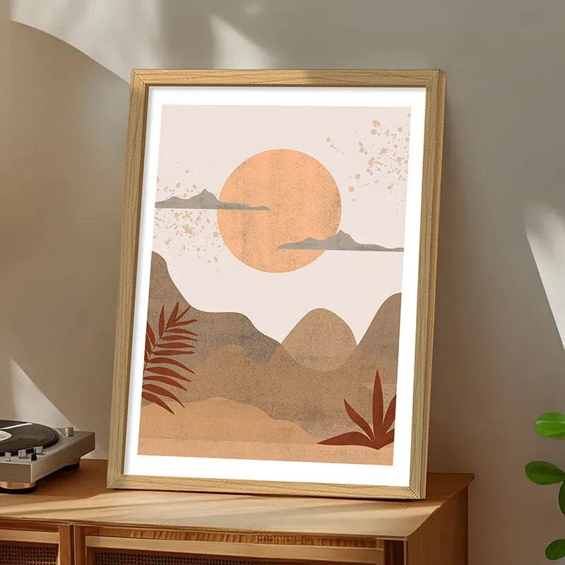 Tangerine Sunsets Wall Art media 2