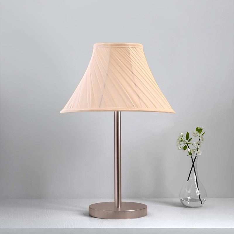Noctra Glow Pleatra metal Table Lamp - OffWhite media 4