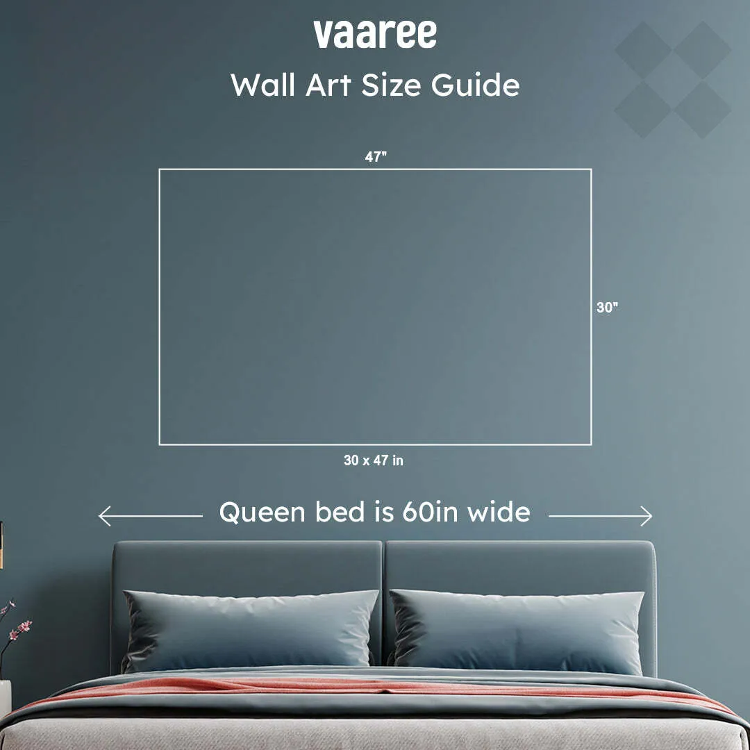 Madhuna Tree Canvas Wall Painting - Set Of Five media 6