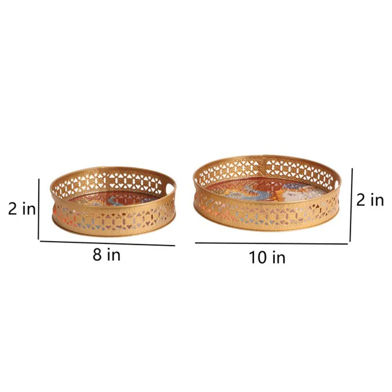 Cocoa Rim Serving Tray - Set of Two media 7