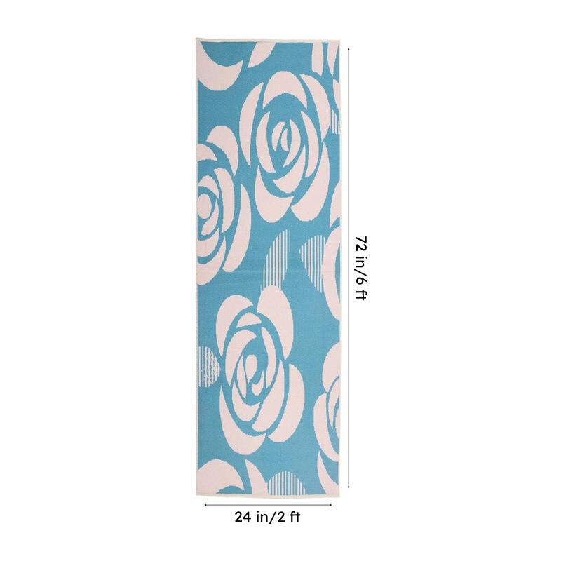 Rosella Nylon Runner Rug - Blue media 8