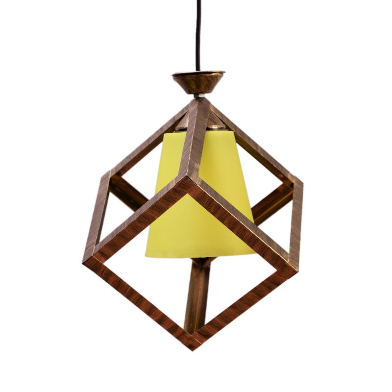 Yellow Glow PVC Ceiling Lamp media 5