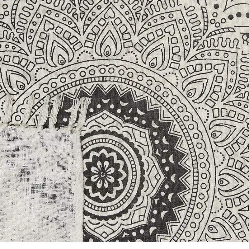 Kutch Knot Printed Cotton Throw media 5