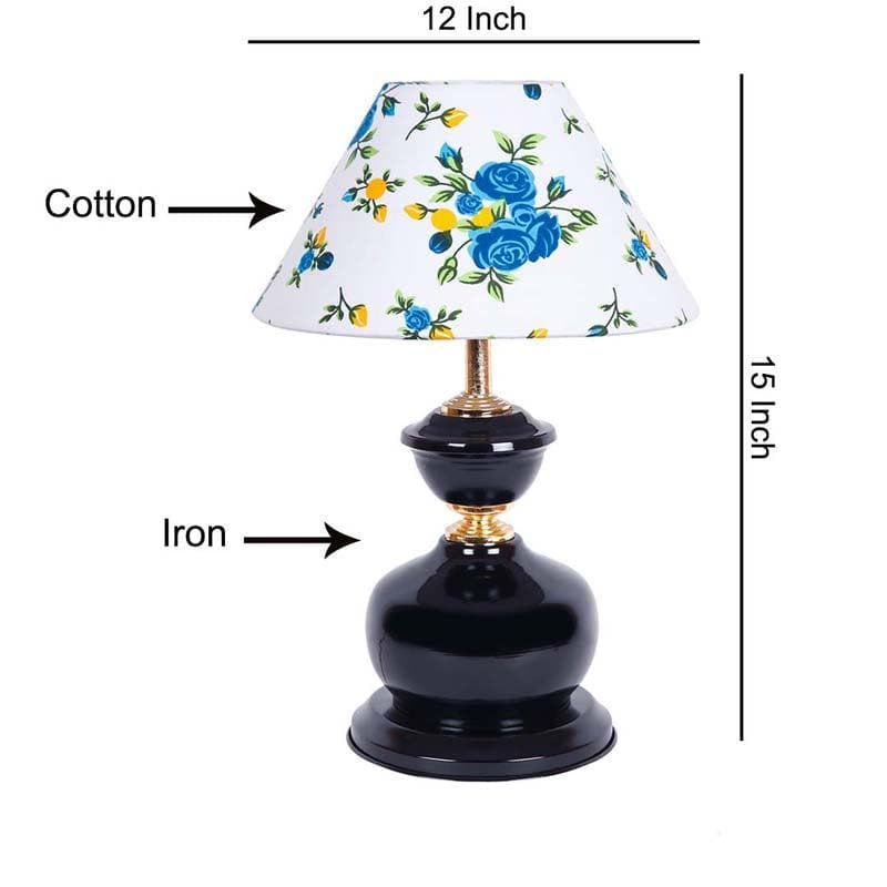 Floral Nirvana Cotton Table Lamp - Multicolor media 5