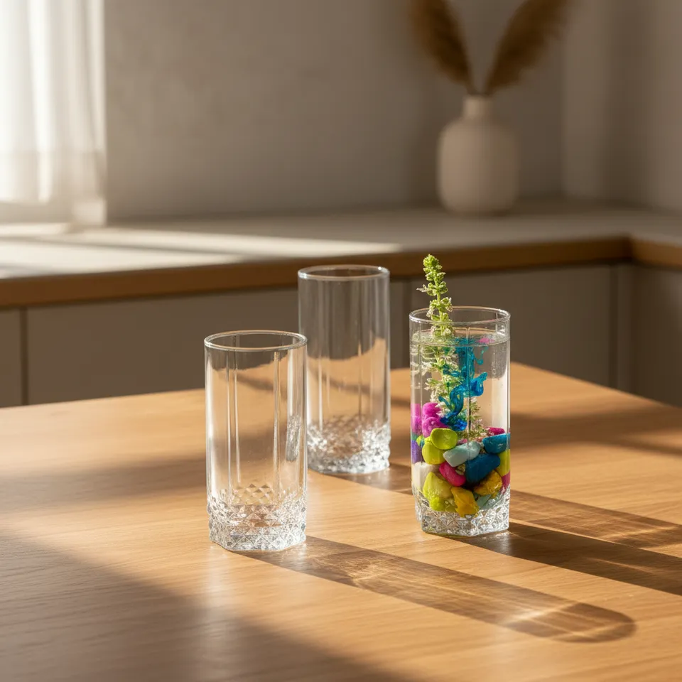Pasabahce Tiyna Glass Tumbler (290 ML) - Set Of Six media 1