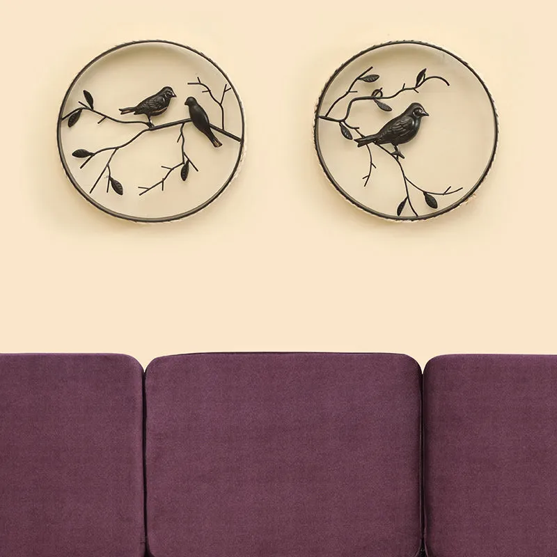 Birdie Balance Cane & Metal Wall Accent - Set Of Two media 1