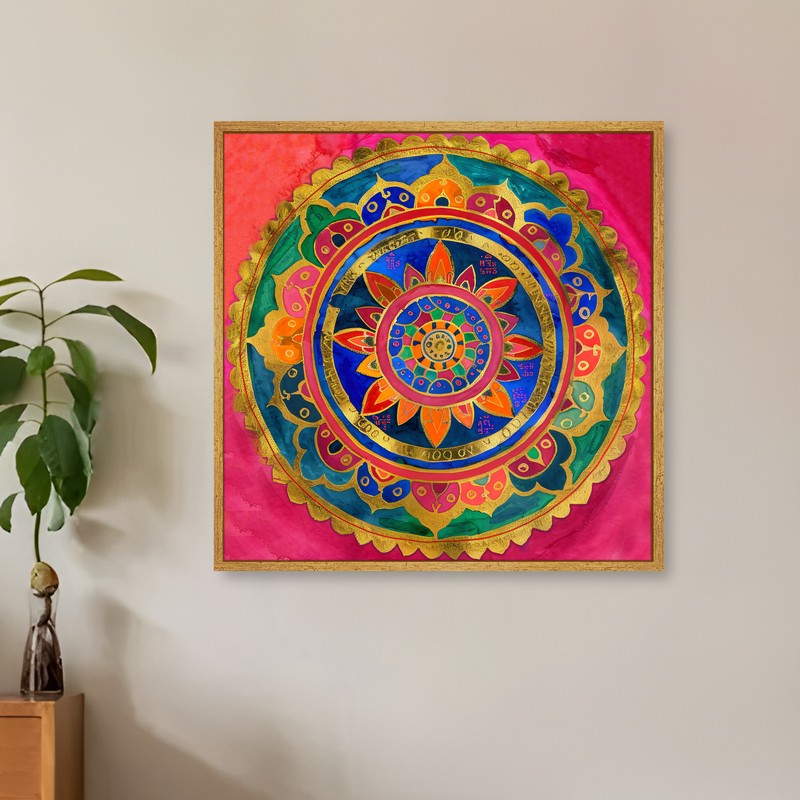 Gilded Koi Wall Art With Frame