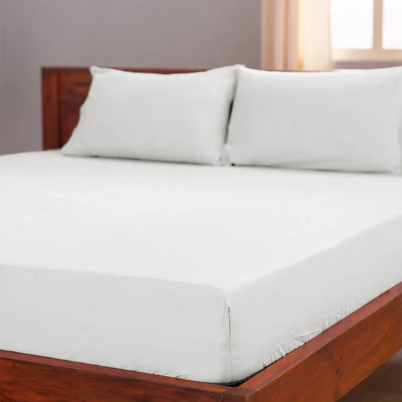 Maison Cotton Duvet Cover (White) - 400 TC media 8