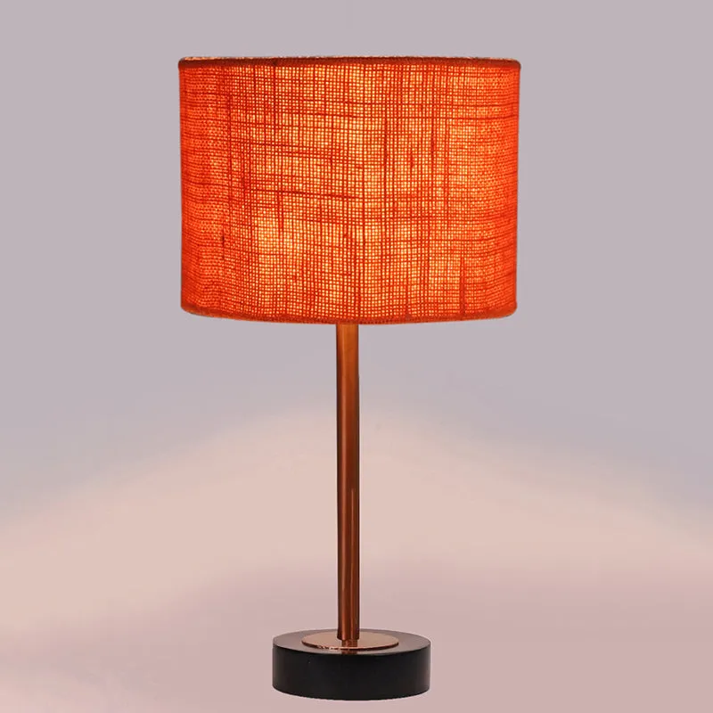 Sienna I Rodin Wooden Table Lamp - Orange,Copper,Black media 5