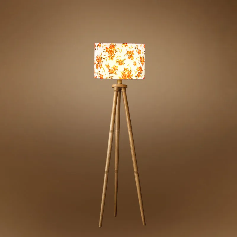 Fleur Tripod Floor Lamp - Orange media 5