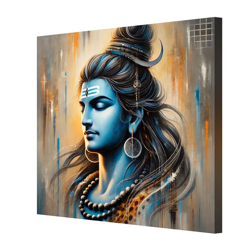 RudraShiva Poly Canvas Wall Painting media 5