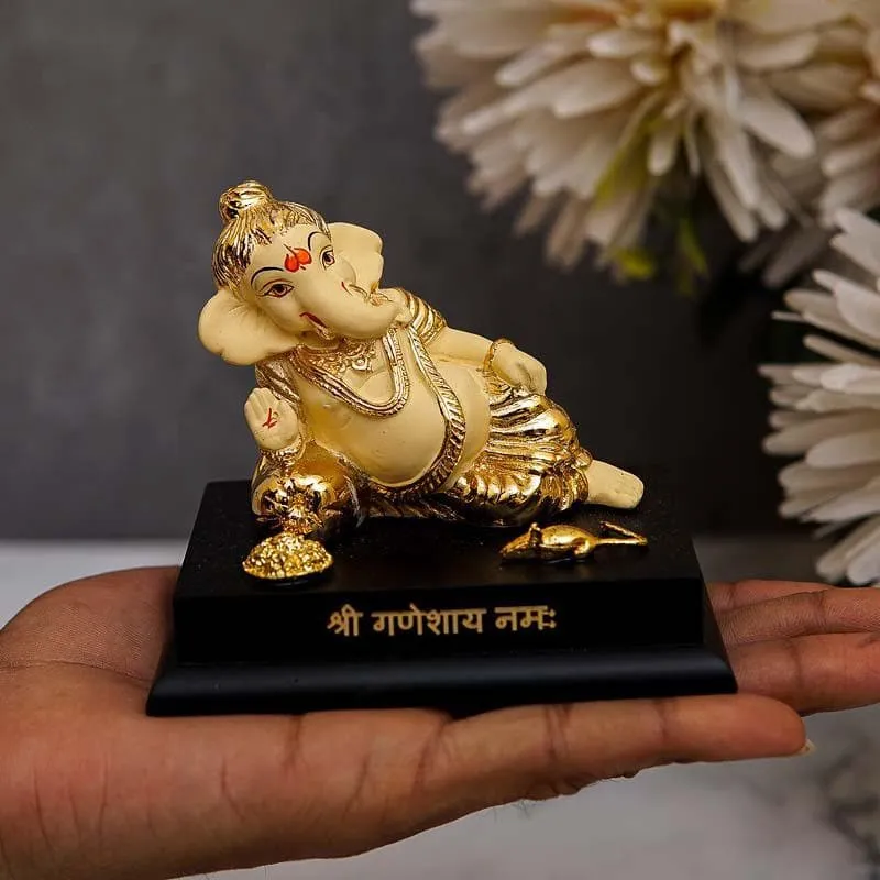 Sleeping Baby Ganesha Murti media 3