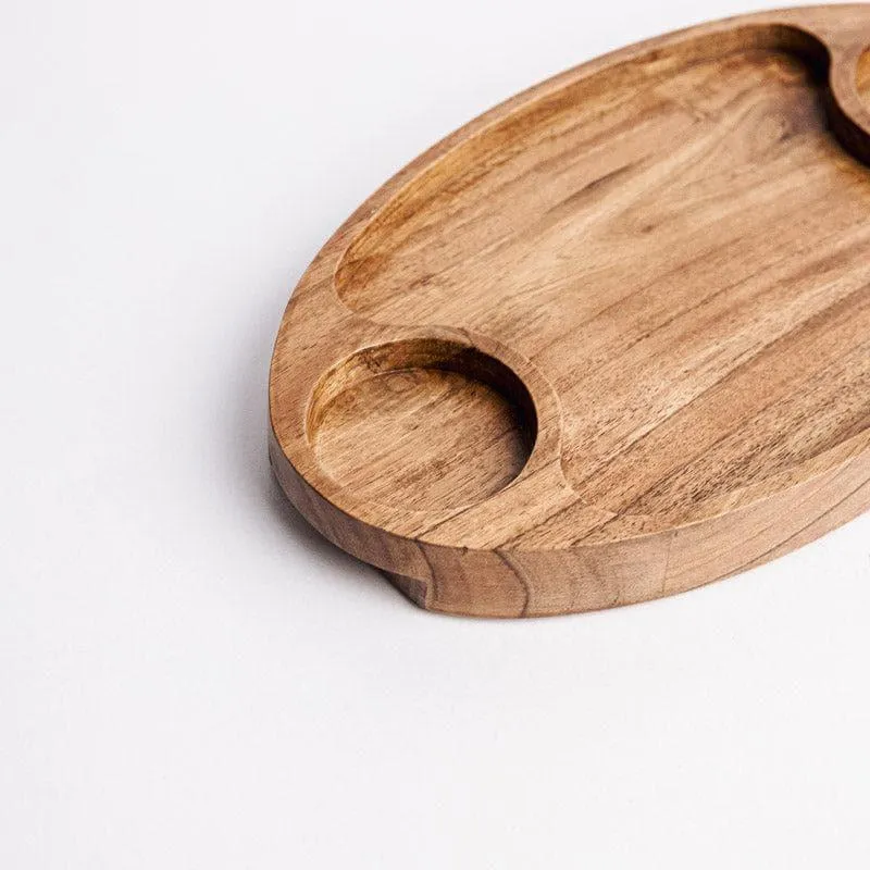 Hoshi Acacia Wood Platter media 6